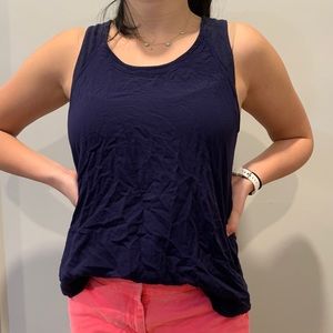 Gap navy sleeveless blouse tank size S & in EUC